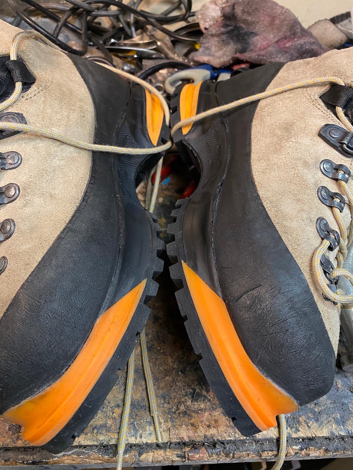 Restored shoe after repair