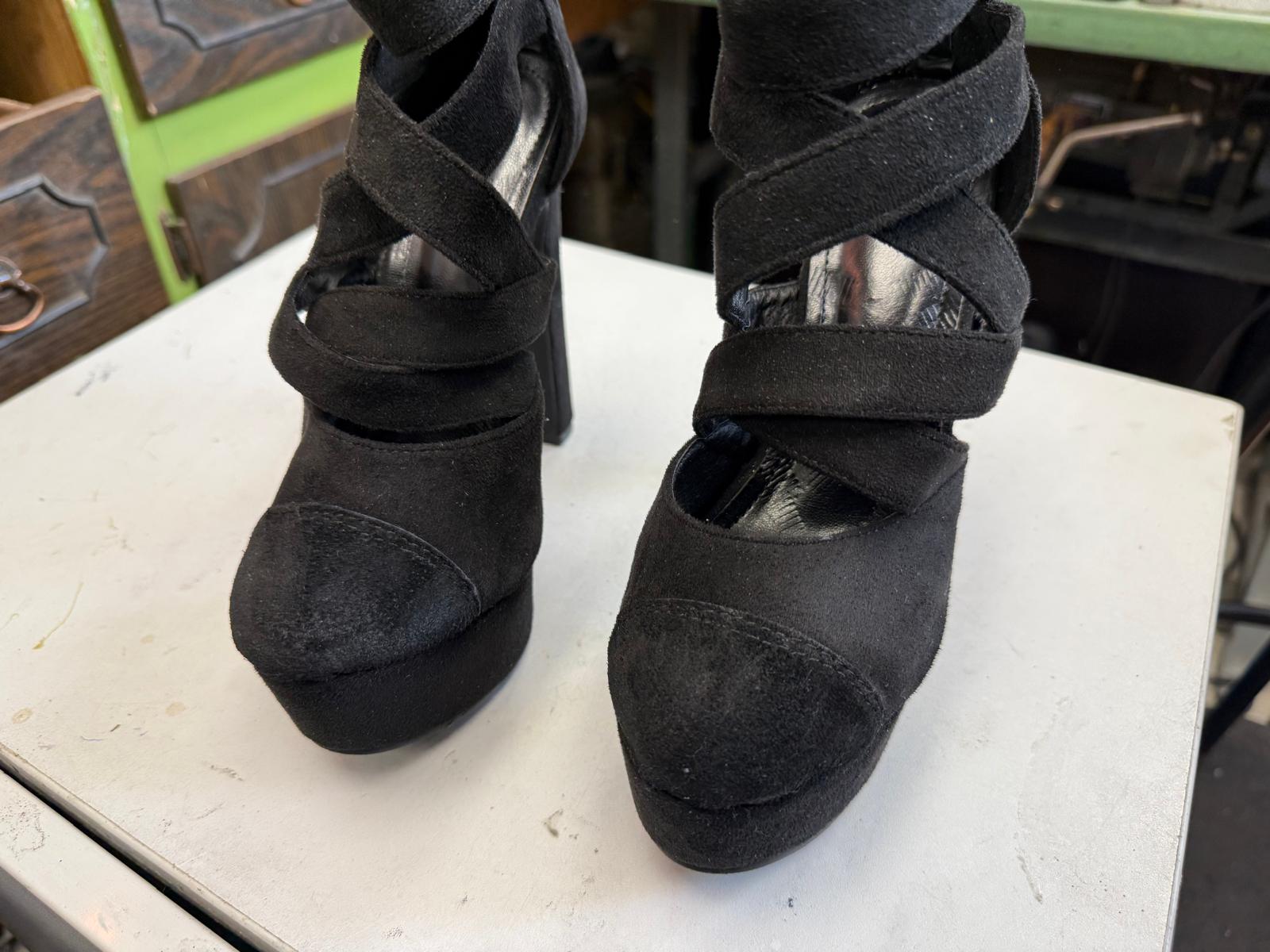 Black heels restored