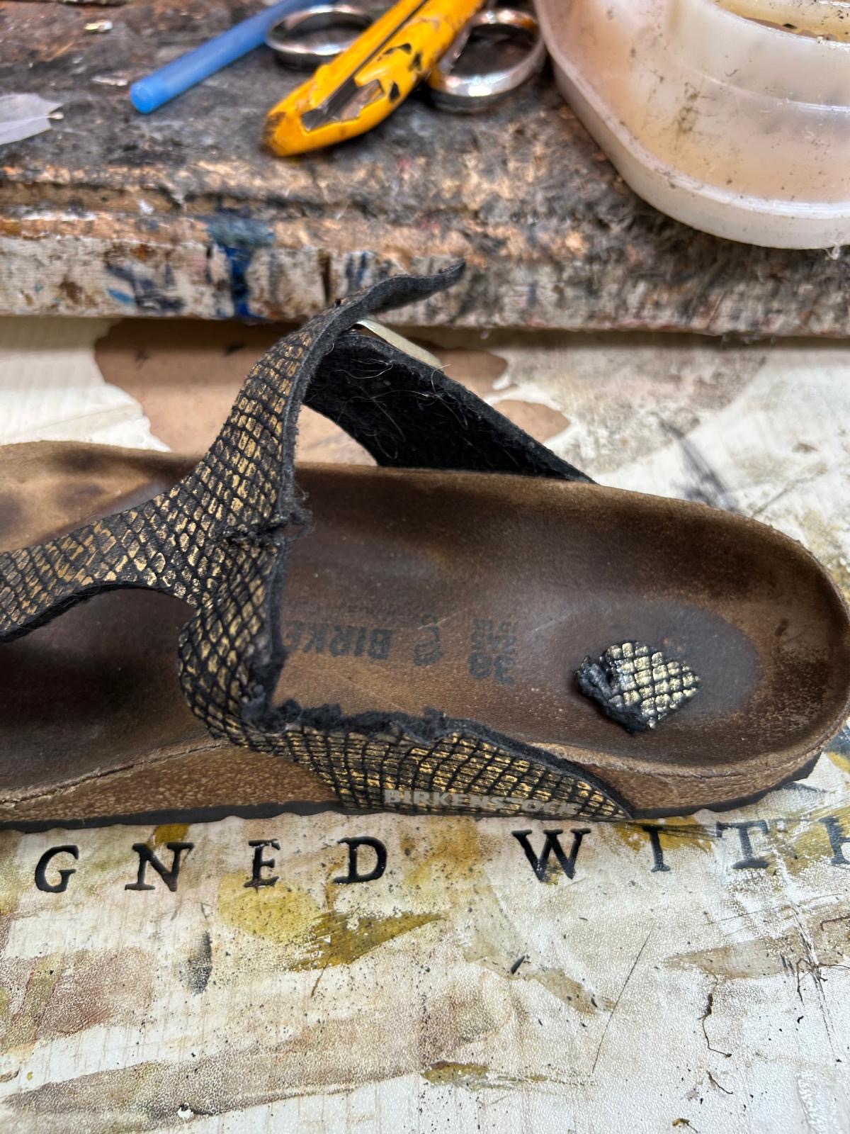 Birkenstock with new strap